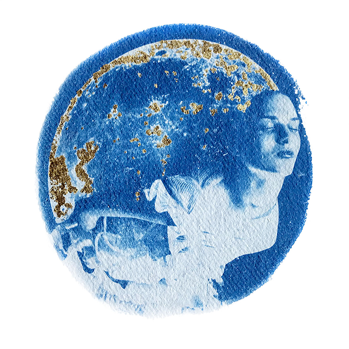 Cyanotype Postcard Set IV SQ