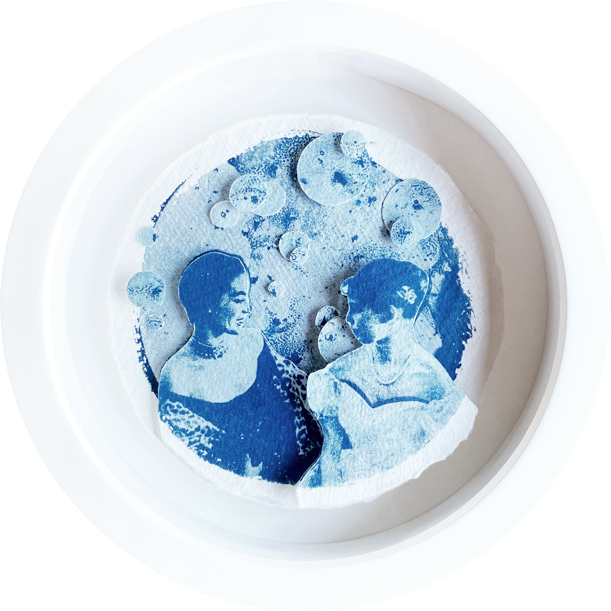 Lunar Etiquette Study in Blue