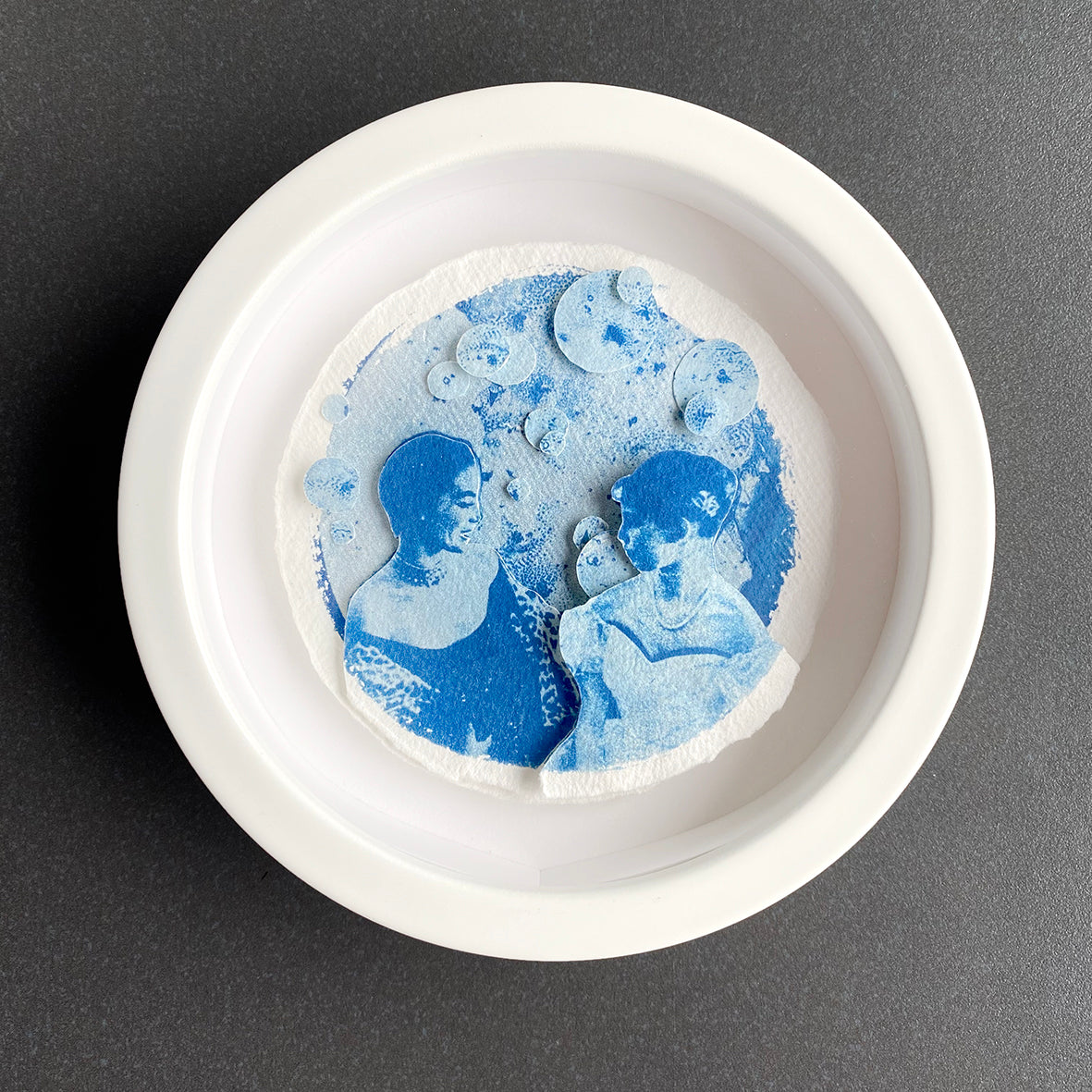 Lunar Etiquette Study in Blue