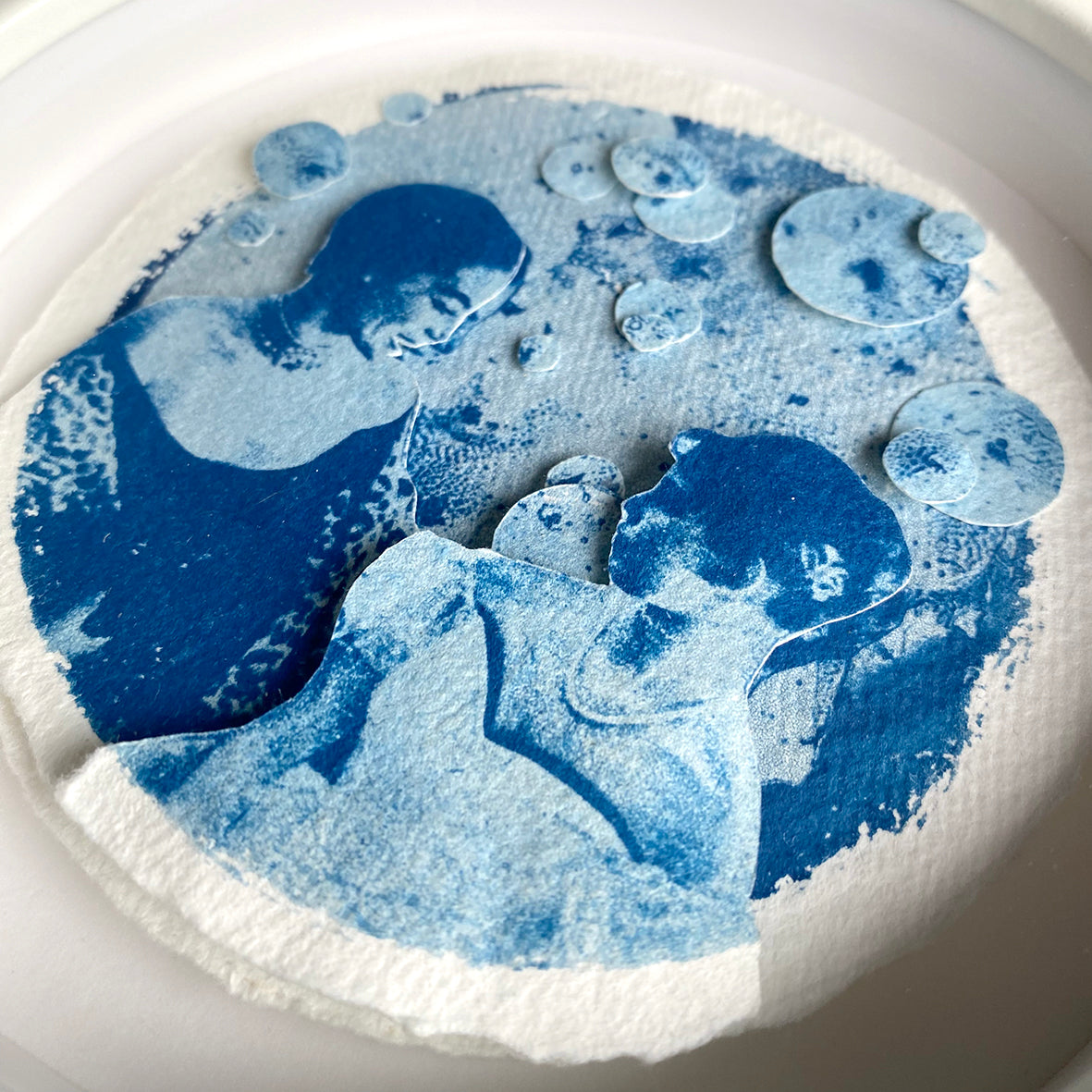 Lunar Etiquette Study in Blue