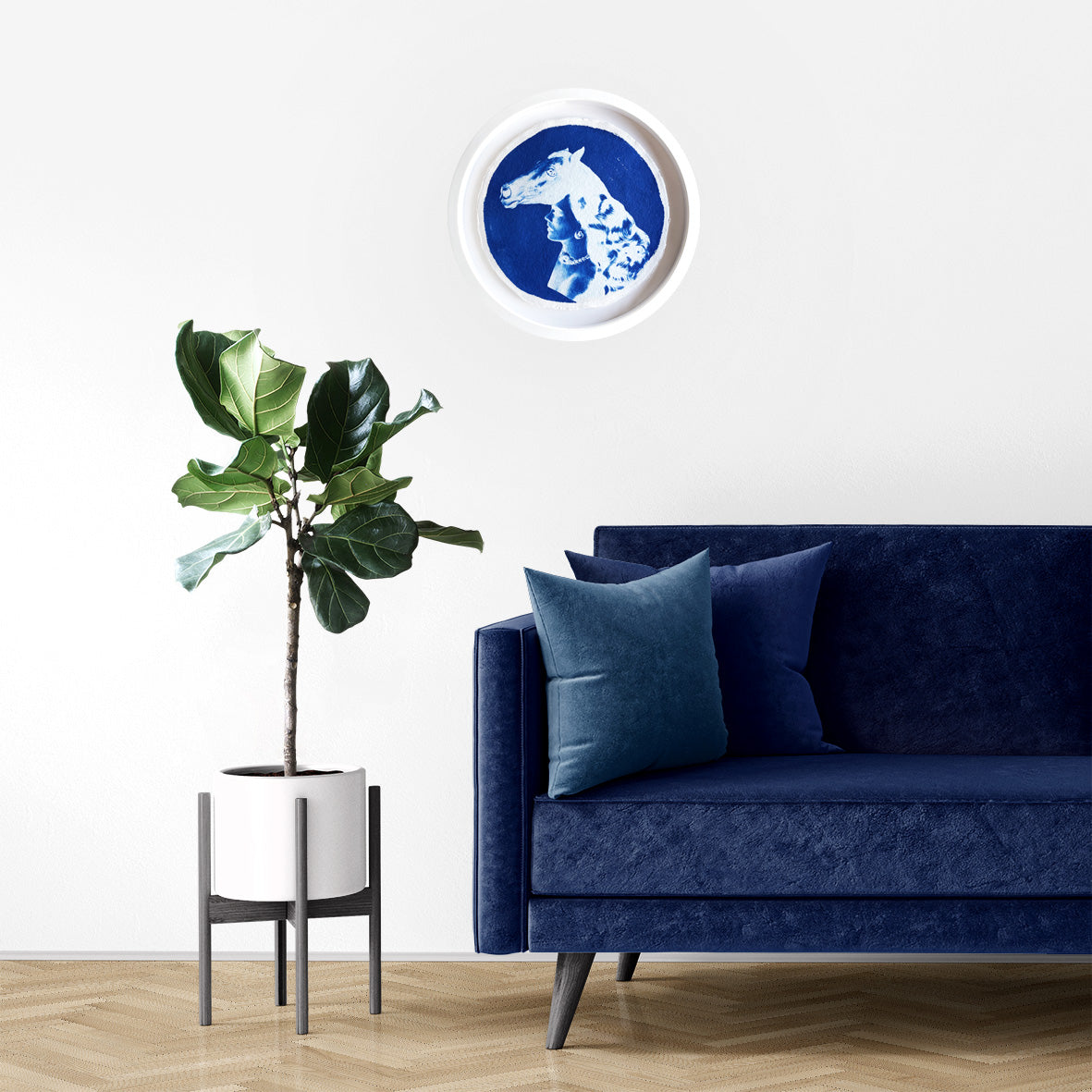 Queen Boudicca in Blue