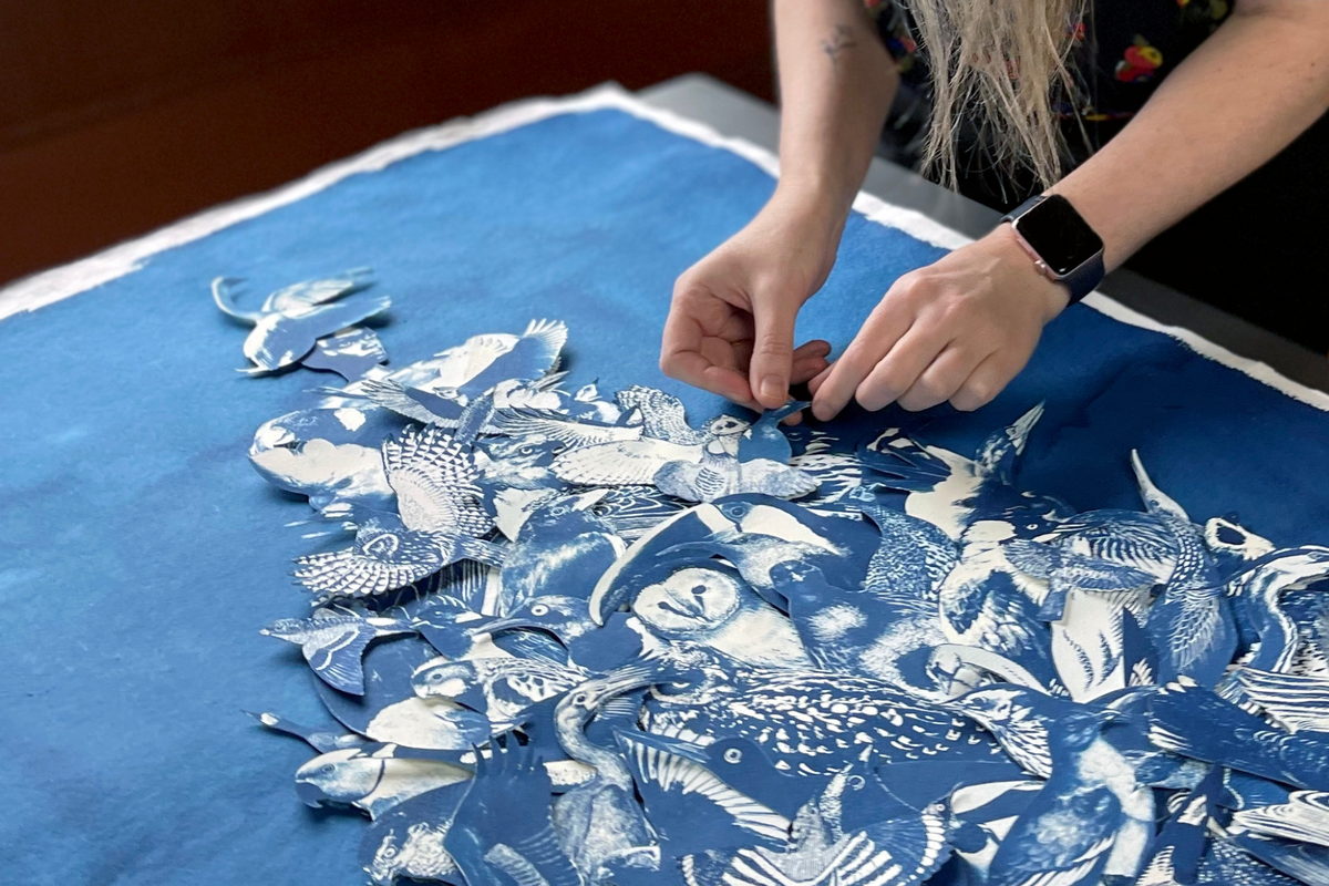 Cynotype Pattern Making What is a Cyanotype and How I Create Them