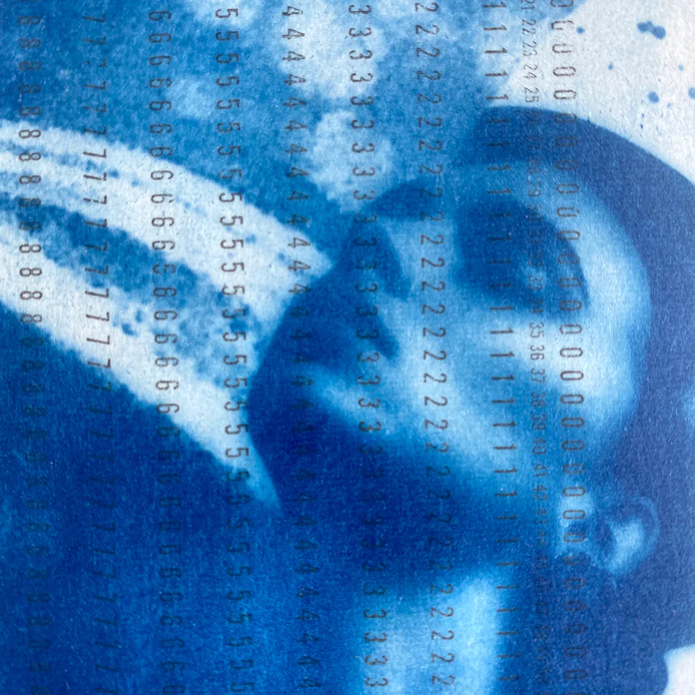 Chloe McCarrrick Cyanotype Artist Curated Cyanotypes on Punchcard Feature