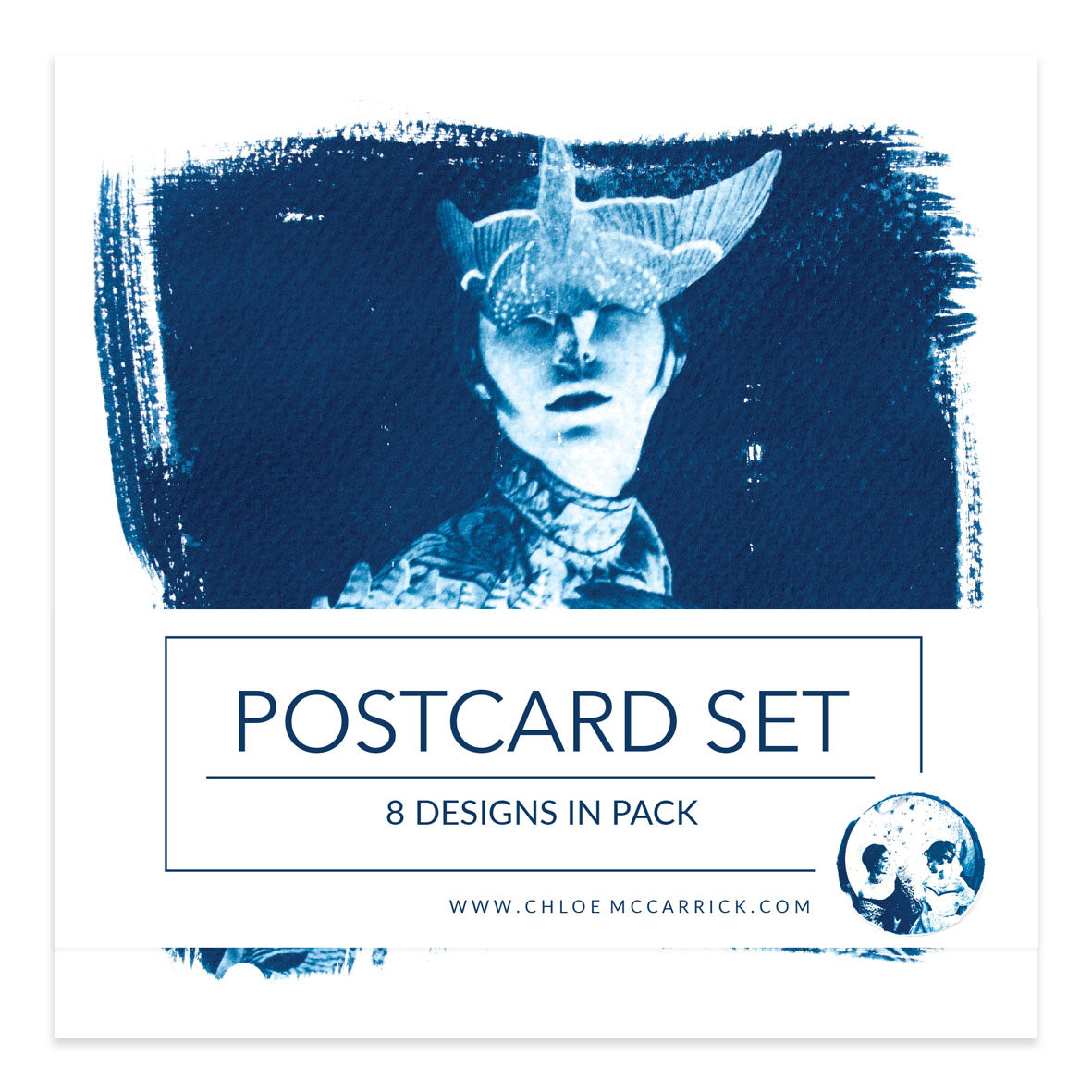 Cyanotype Postcard Set SQ