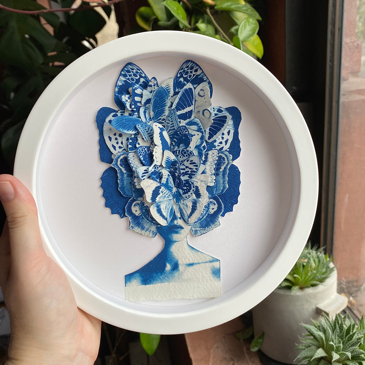 Lady Lepidopterist Study in 3-D