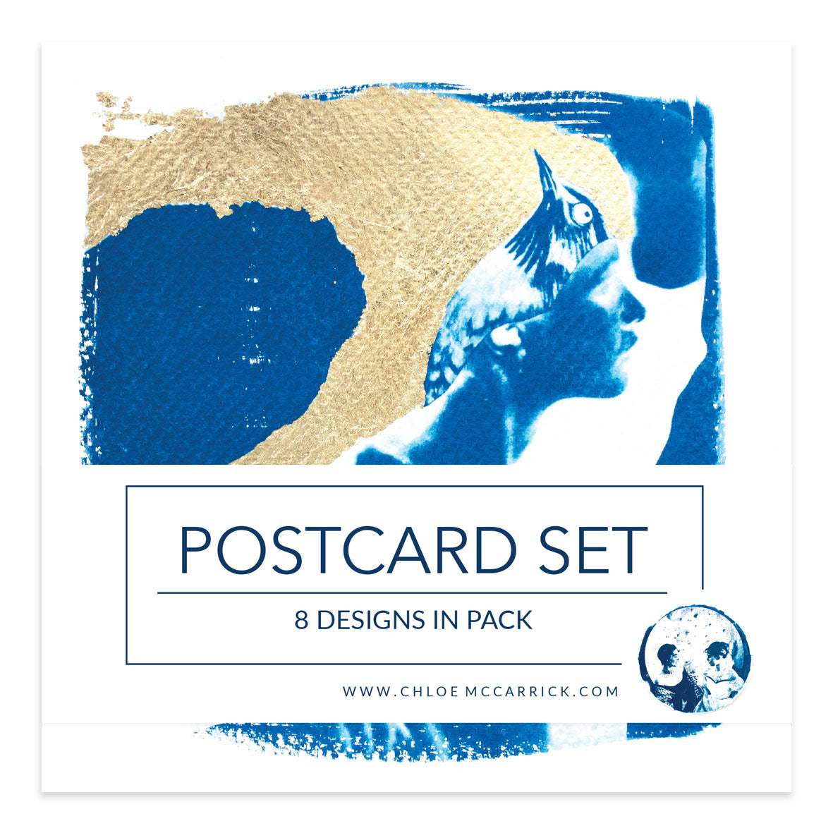 Cyanotype Postcard Set II SQ