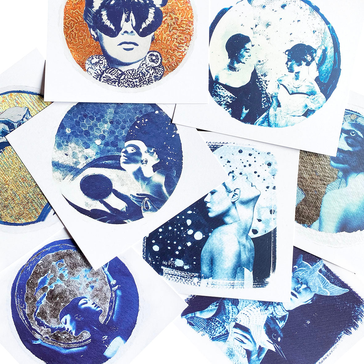 Cyanotype Postcard Set SQ